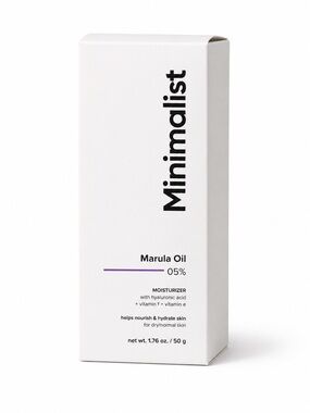 Minimalist Marula Oil 5% Face Moisturizer 1.76 oz Hydrating Cream